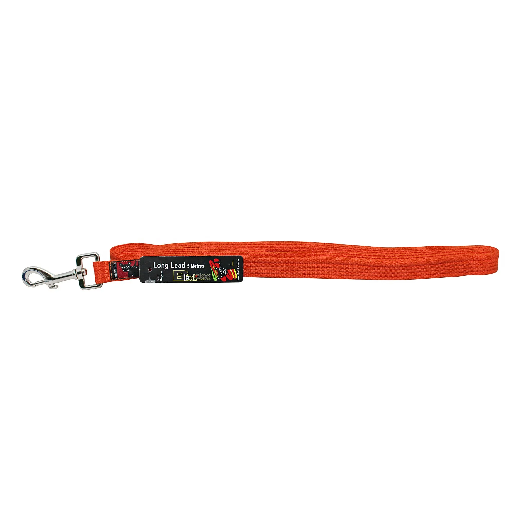 Black Dog Wear Long Lead 5m