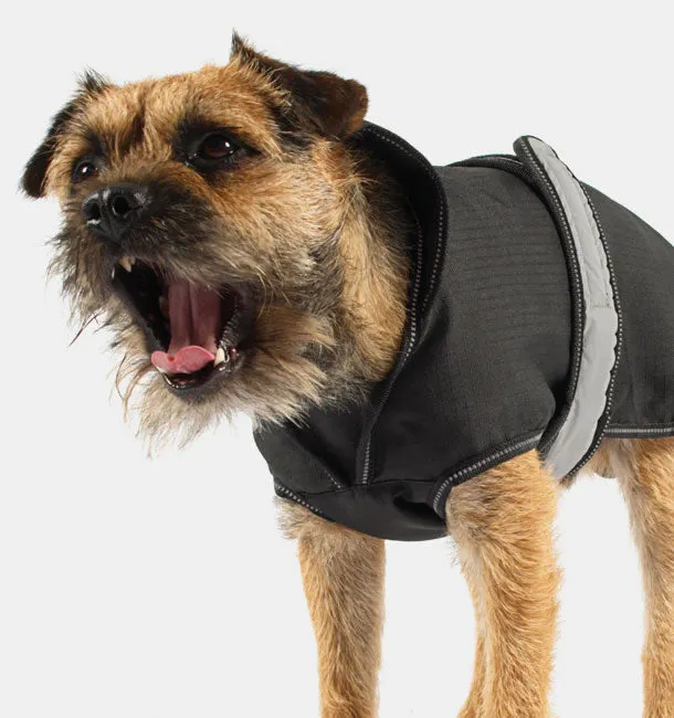 Danish Design - 2 In 1 Dog Coat - Black - 45cm (18")