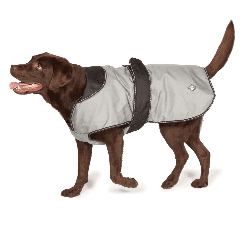 Danish Design - 2 In 1 Dog Coat - Khaki - 55cm (22")