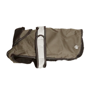 Danish Design - 2 In 1 Dog Coat - Khaki - 55cm (22")
