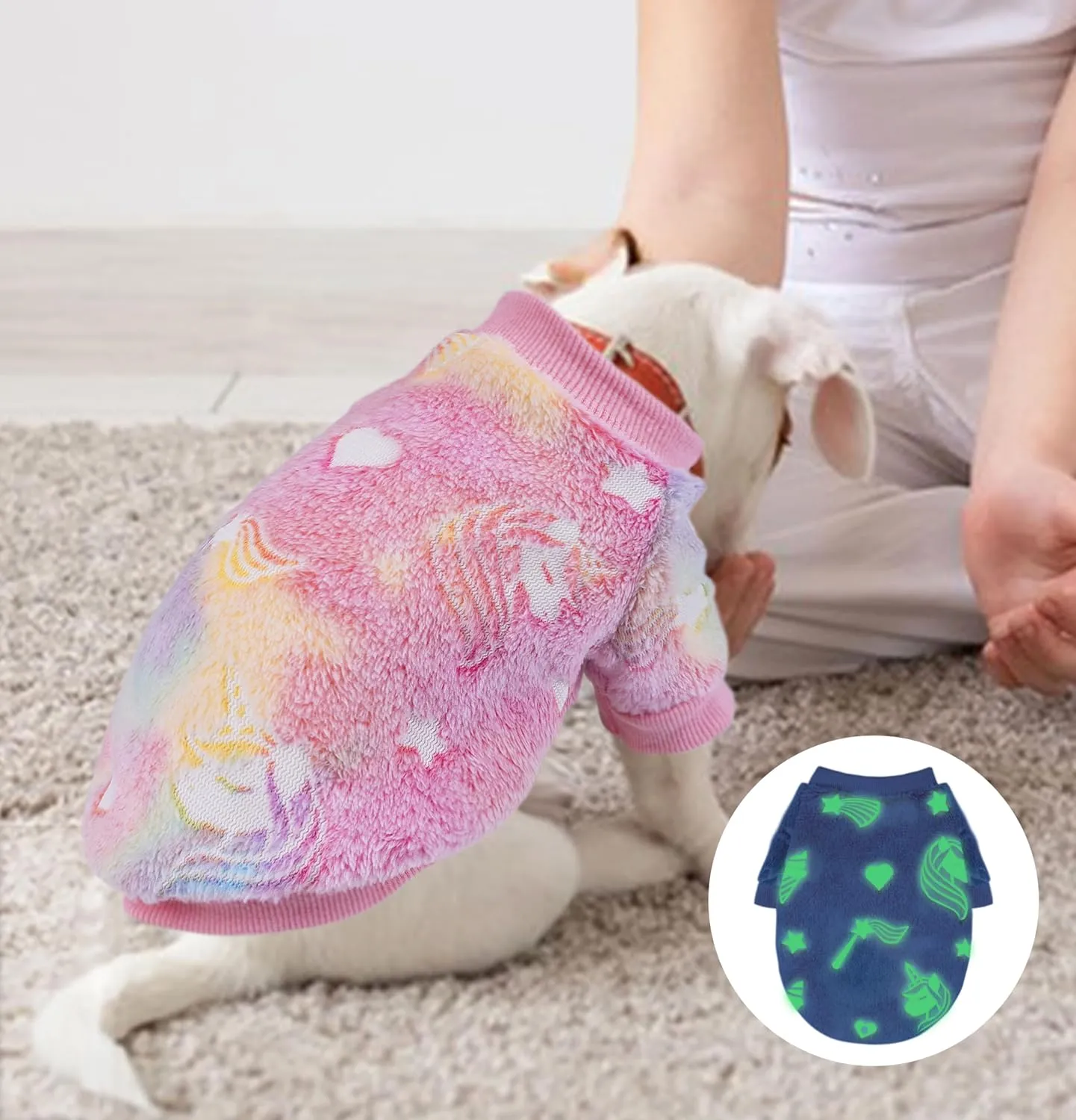 Dog Sweaters for Small Dogs Girl Boy Fall Winter Dog Clothes Dog Clothing Warm Doggy Coat Puppy Pullover Outfits Cat Sweater Pet Clothes for Chihuahua Teacup (Pink, Small)