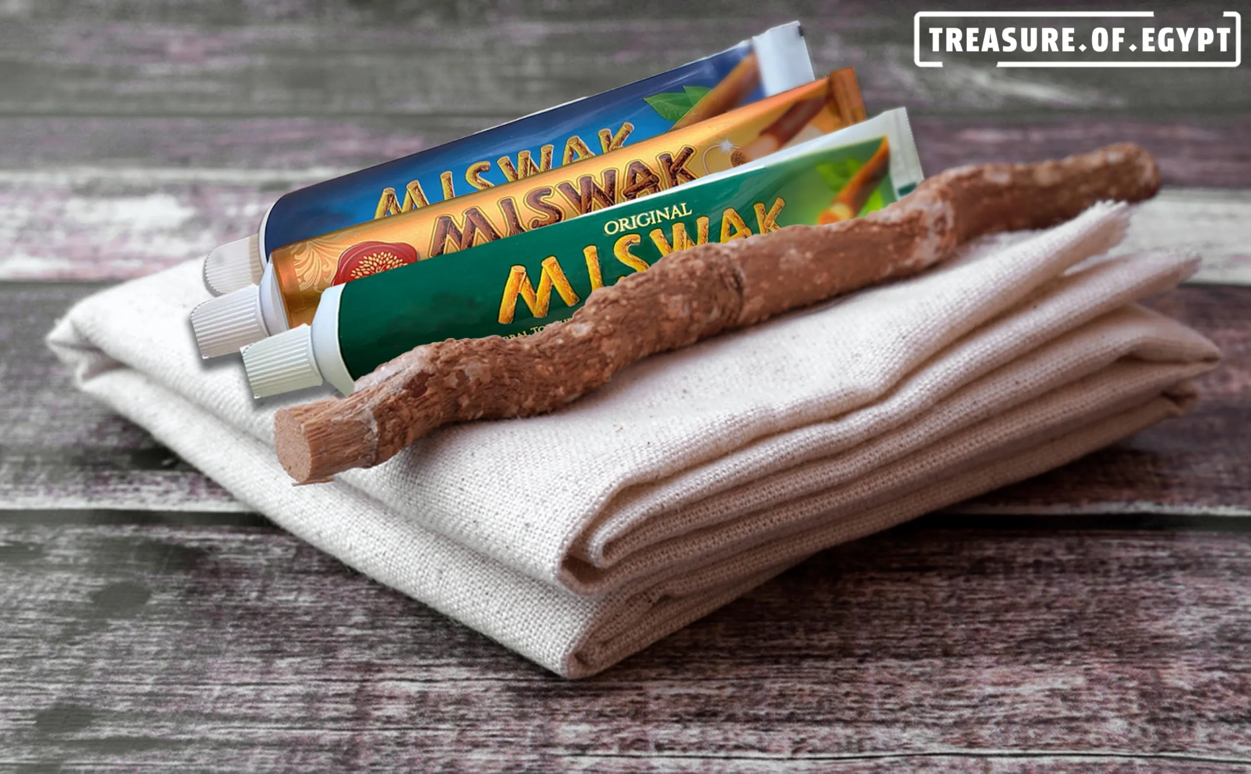 Egypt Natural Miswak Green Sewak Islamic Meswak Toothpaste for Fresh Breathing (2 X 170 gm)