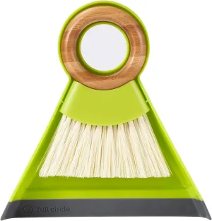 Full Circle Tiny Team Mini Brush and Dustpan Set, Green
