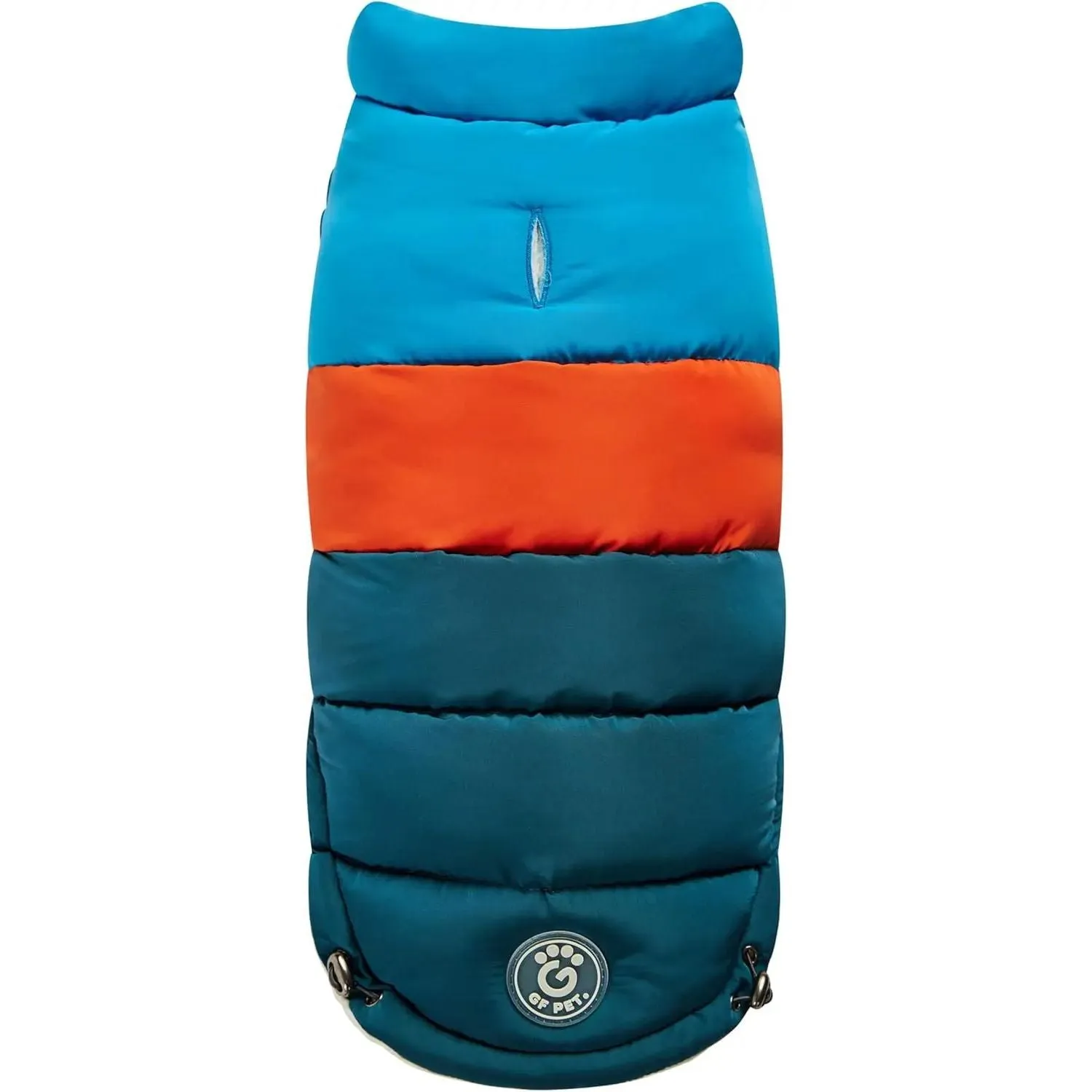 GF Pet Block Color Puffer Dog Coat