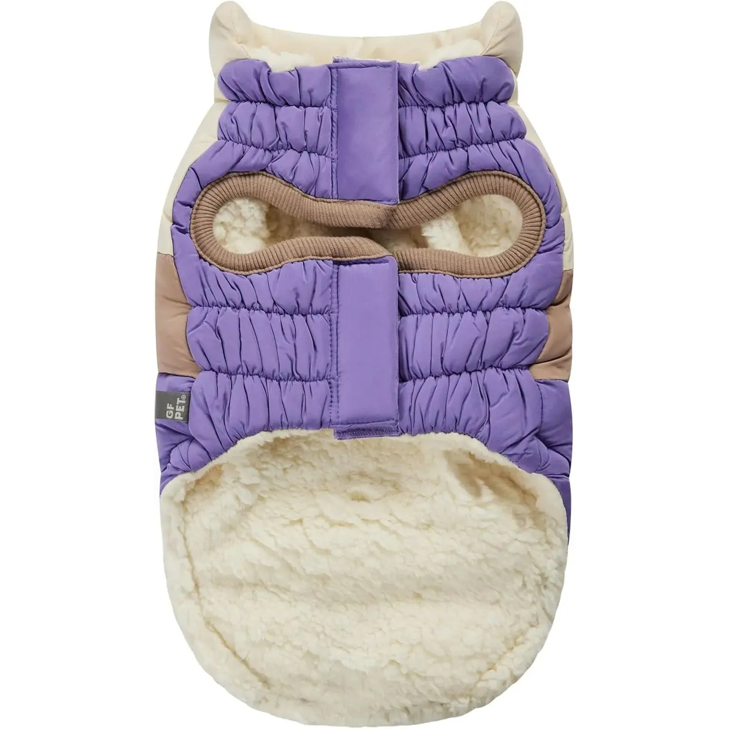 GF Pet Block Color Puffer Dog Coat