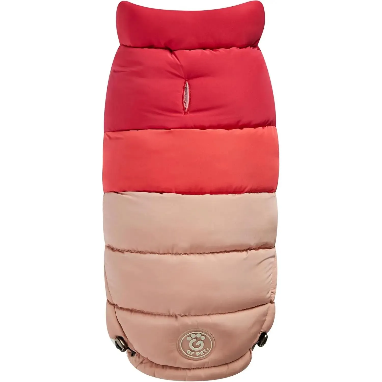 GF Pet Block Color Puffer Dog Coat