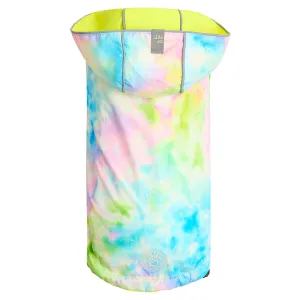 GF PET Reversible Raincoat - NEON YELLOW WITH TIE DYE