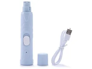HOOPET Pet LED Light 2-Speed Adjustable Nail Grinder 15.3*3.2cm Blue