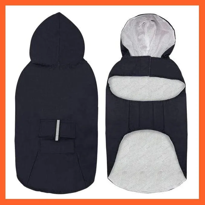 Large Dog Waterproof Raincoat