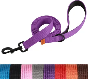 lynxking 6FT Dog Leash for Large Medium Small Dogs,Strong Durable Heavy Duty Nylon Leashes for Walking and Training, Heavy Duty 6 Foot Dog Leash with D Ring for Puppy