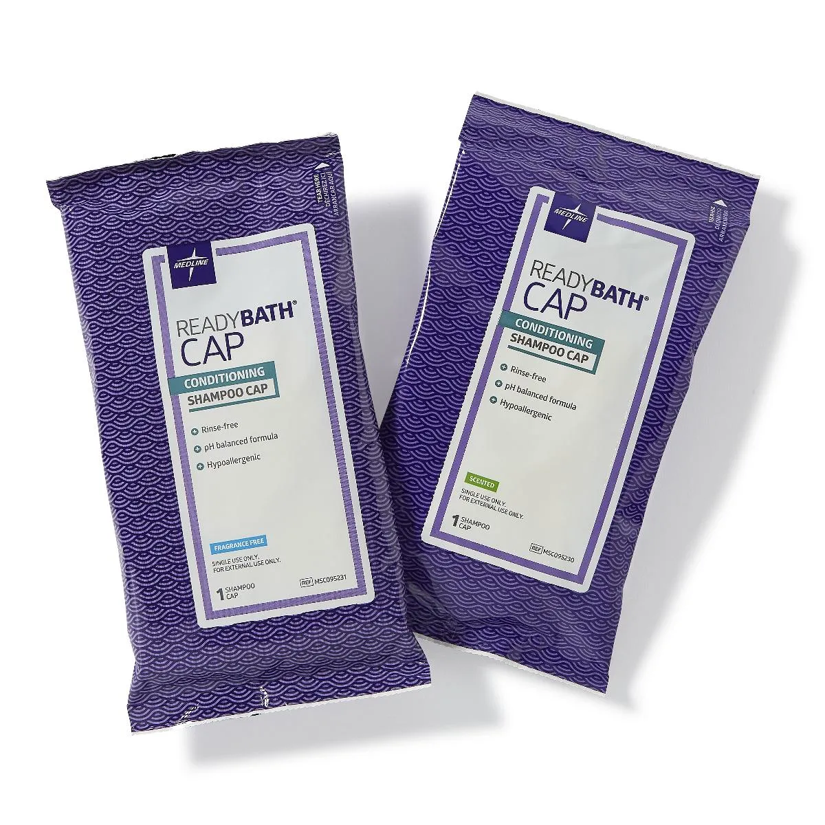 Medline ReadyBath Rinse-Free Shampoo and Conditioning Caps