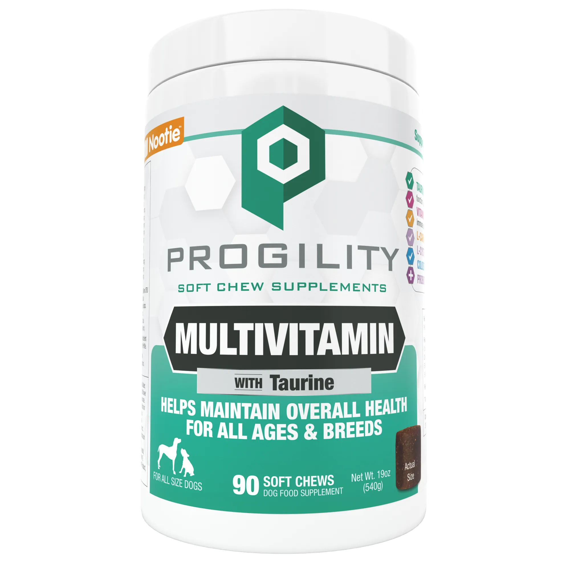 Nootie Progility Multivitamin Soft Chew Supplement For Dogs