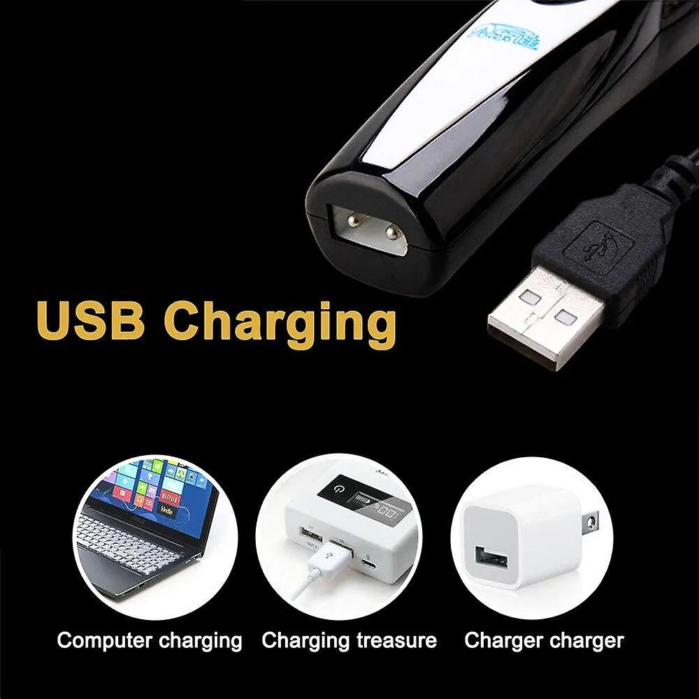Pet nail tools pet grooming tool electrical shearing cutter usb rechargeable haircut paw shaver clipper style 1
