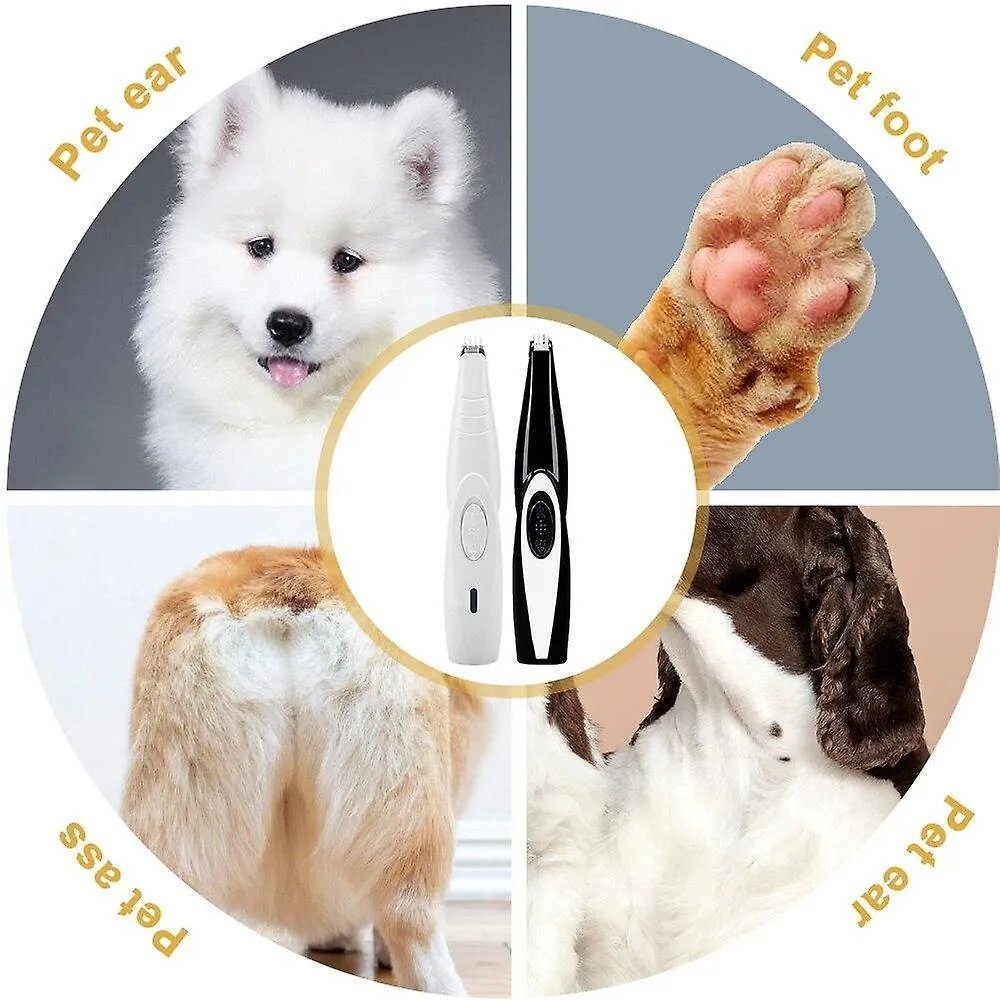 Pet nail tools pet grooming tool electrical shearing cutter usb rechargeable haircut paw shaver clipper style 1