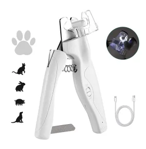 Pet nail tools pet nail clipper nail trimmer dog cats nail file guillotine grinder pet supplies white