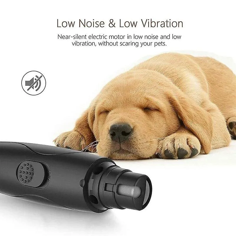 Pet nail tools pet nail grinder usb charging safe low noise electric nail trimmer
