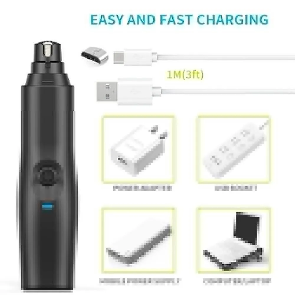 Pet nail tools pets nail trimmer clipper dog cat paw claw toe pet nail grinder pet electric pedicure care tool