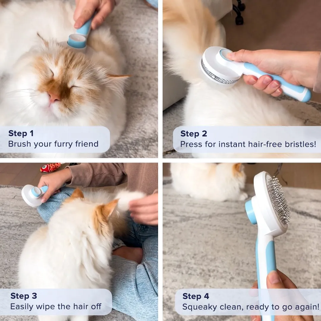Self-Cleaning Cat & Pet Brush