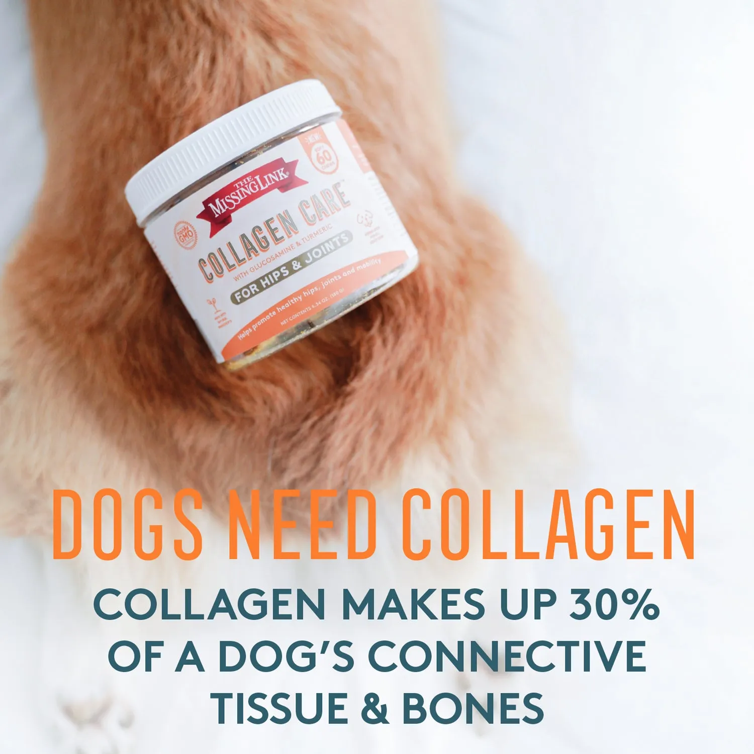 The Missing Link® Collagen Care™ Hips & Joints Soft Chews – 60 Count