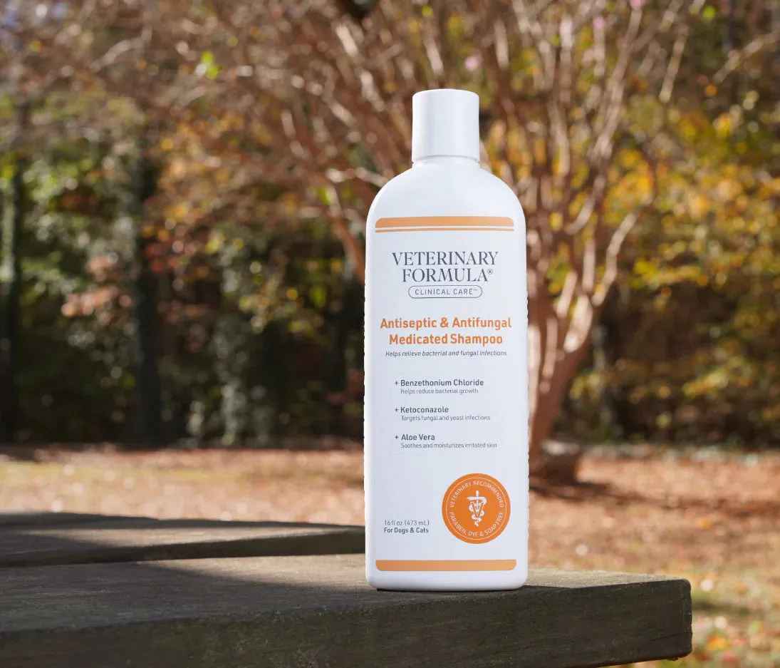 Veterinary Formula Clinical Care Antiseptic and Antifungal Medicated Shampoo 16oz