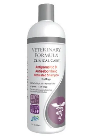 Veterinary Formula Labs-Antiparasitic & AntiSeborrheic Medicated Shampoo for Dogs