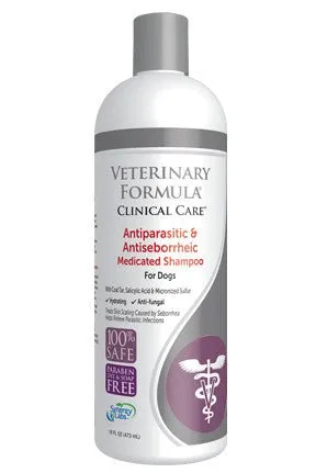 Veterinary Formula Labs-Antiparasitic & AntiSeborrheic Medicated Shampoo for Dogs